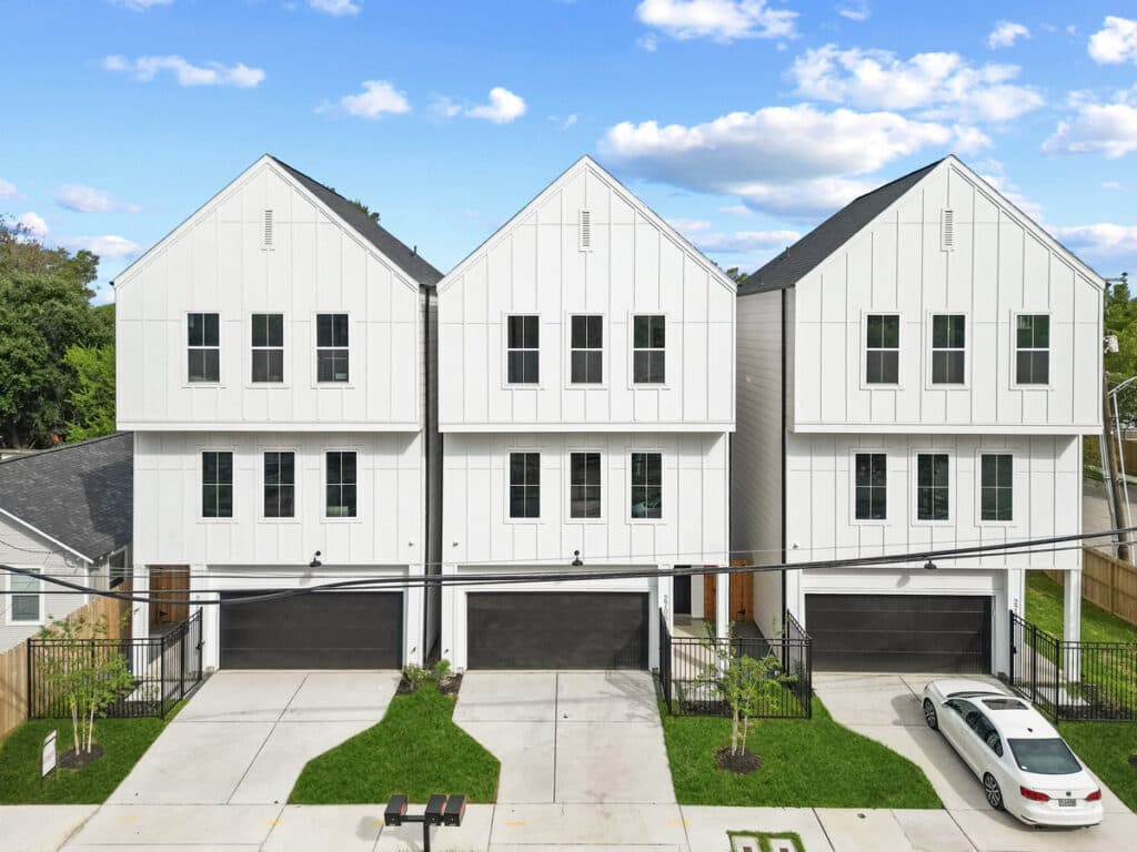 Skyline at Elysian — modern townhomes in Near Northside, Houston