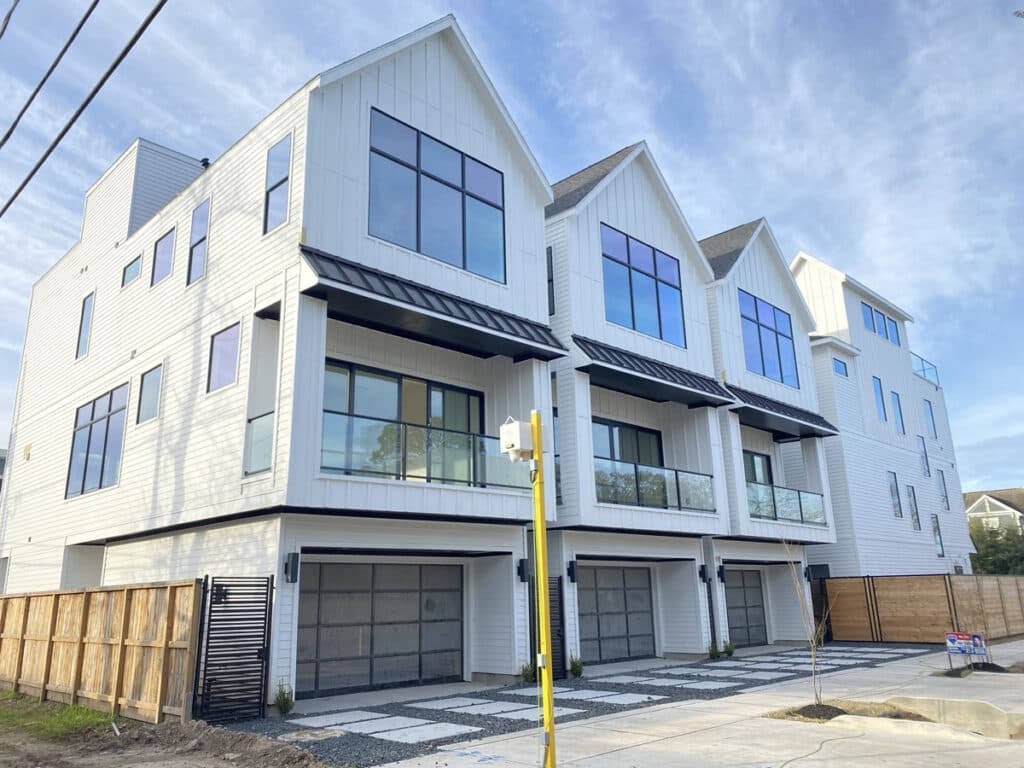 Houston Heights Estate — modern townhomes in The Heights, Houston